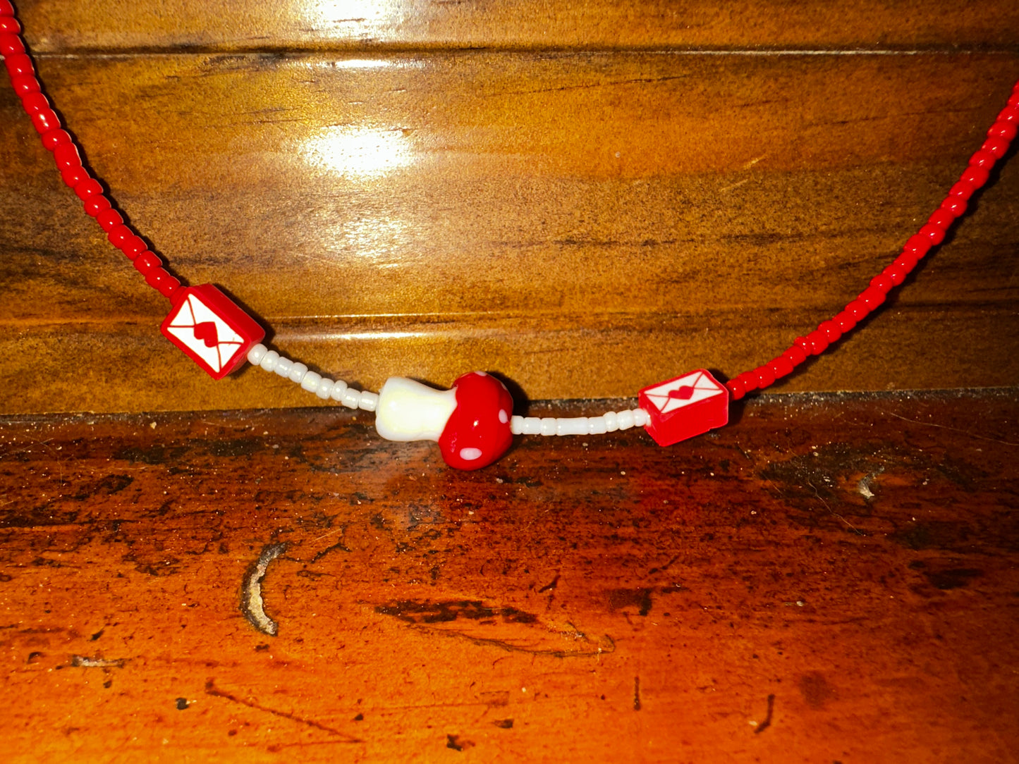 mushroom necklace