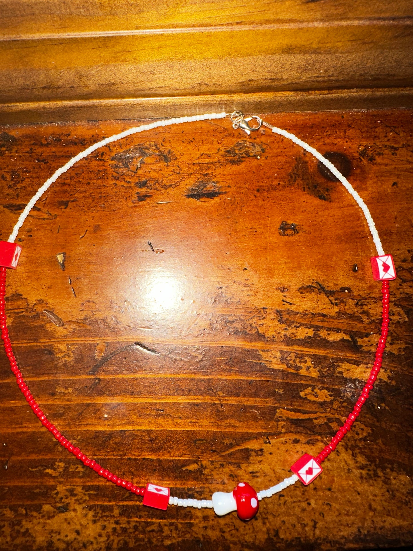 mushroom necklace