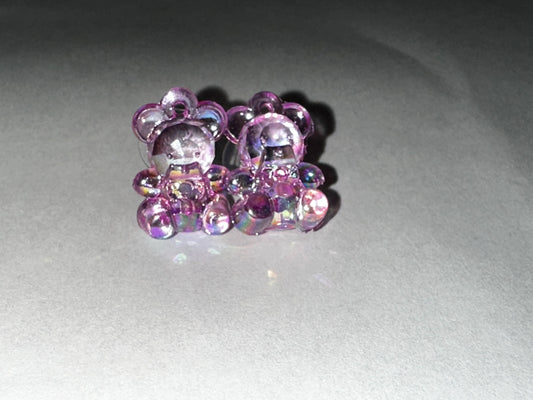 Gummy Bear Earrings w/ Fixed Backs