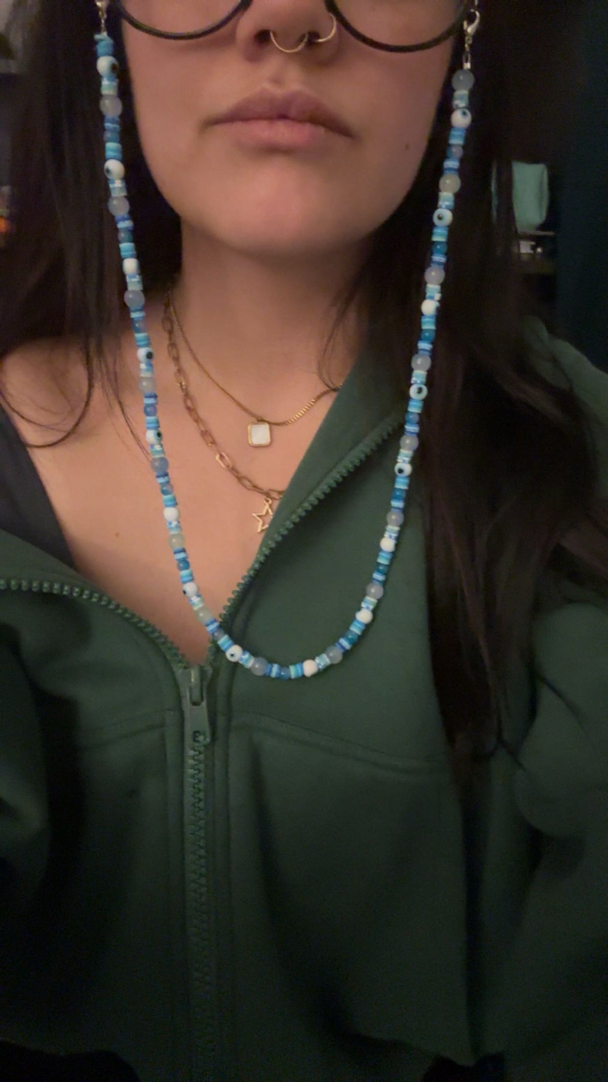 Beaded Glasses Chain