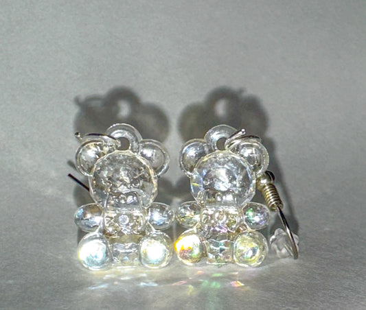 Bear Earrings w/ Hooks