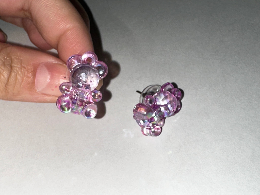 Gummy Bear Earrings w/ Fixed Backs