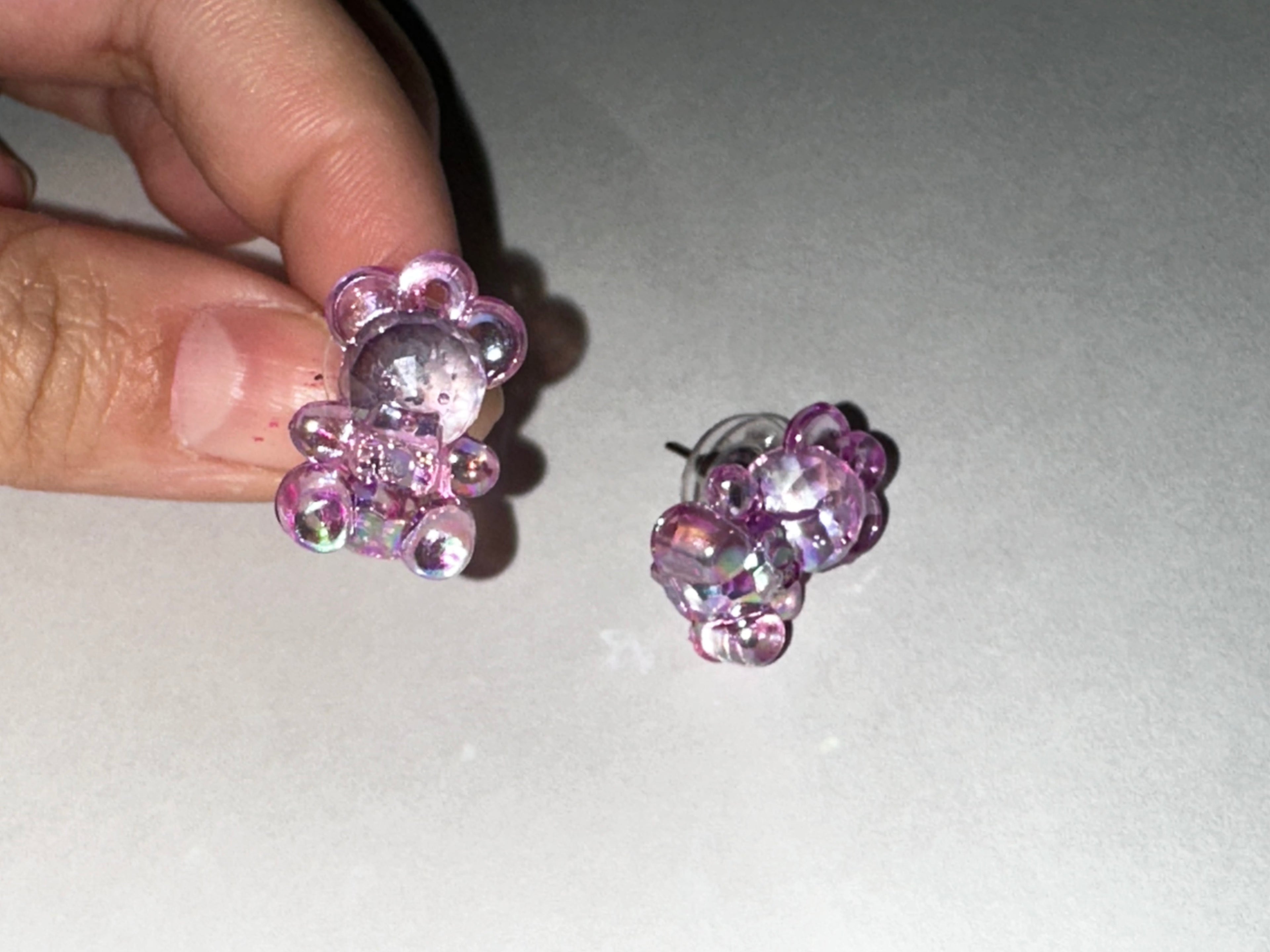 Gummy Bear Earrings w/ Fixed Backs